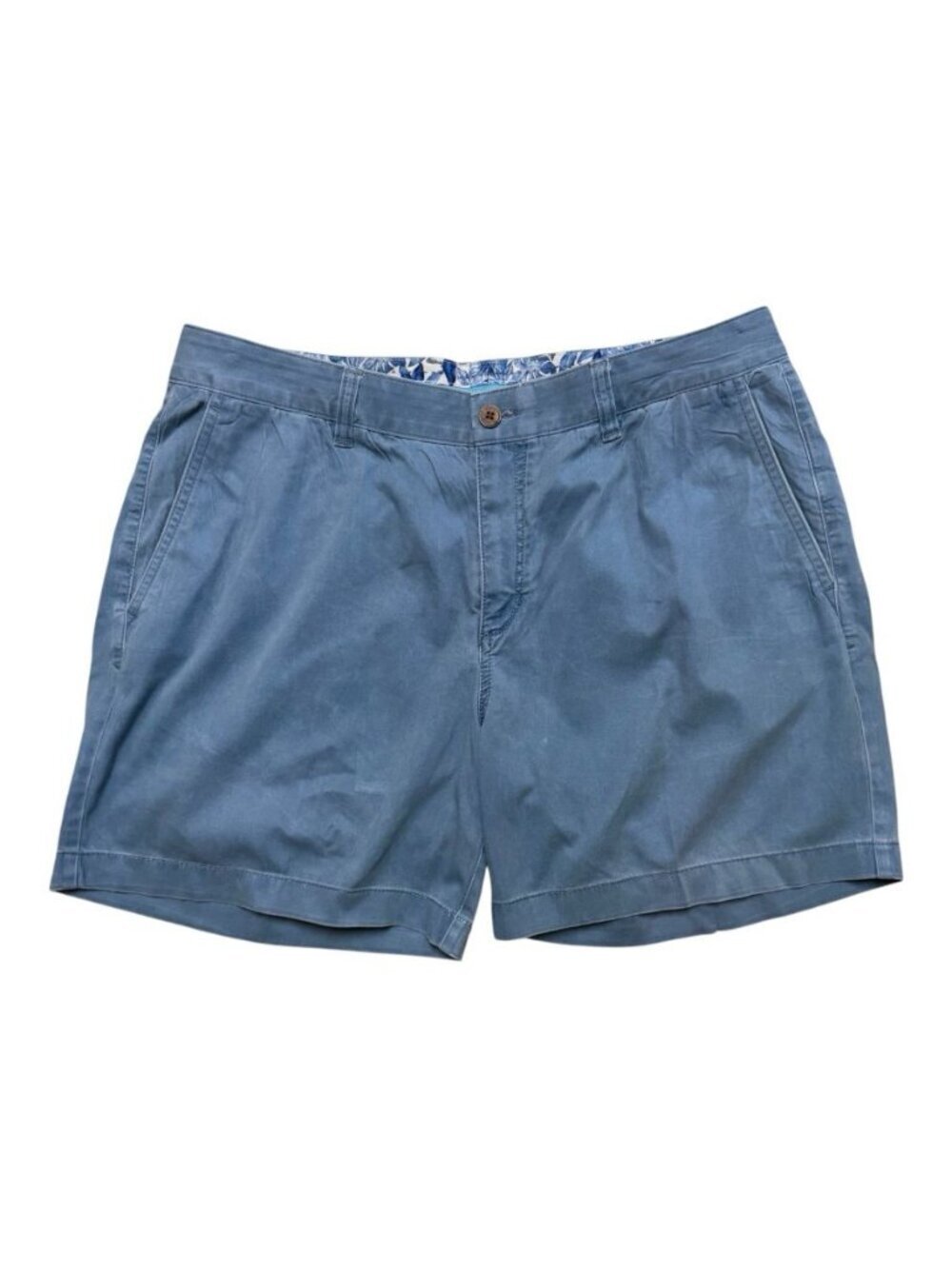 Tommy Bahama Blue Chino Shorts Men’s 35x7 Stretch Tencel Lyocell
